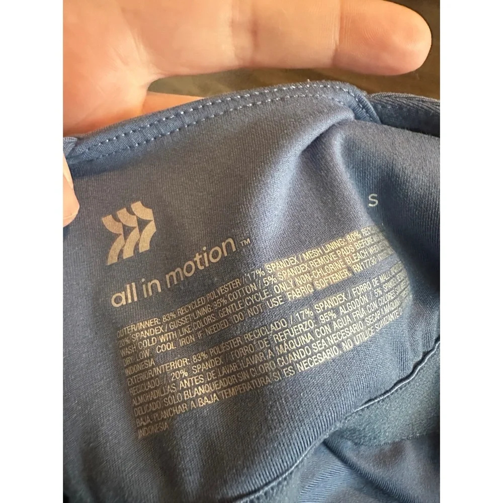 All in Motion Blue Athletic Mini Dress With Built in Shorts - Picture 6 of 12